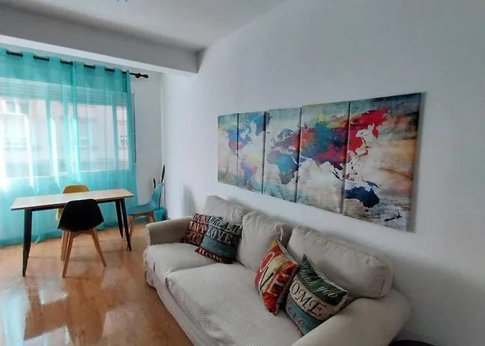 Apartmán Actualizado 2024, Casco Vello 7 Minutos, Wifi Vigo